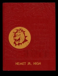 YEAR BOOK 1988 * HEMET JR. HIGH Hemet CA * Hardcover Junior High School Writing - Picture 1 of 7