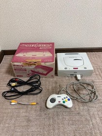 Sega Saturn Controller HST-0014 Tested with Power Cable & TV Cables Bundle