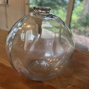 5+1/4 inch Tall Clear North West Glass Seattle Glass Float - Picture 1 of 5