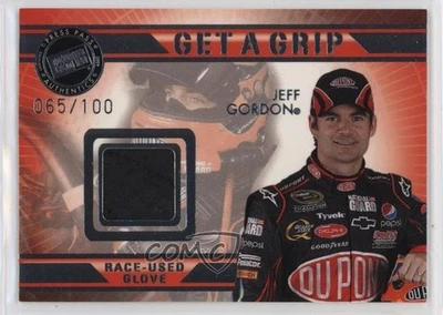 2009 Press Pass VIP Get a Grip Gloves /100 Jeff Gordon #GG-JG HOF - Image 1 of 2