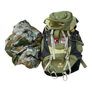 Vango Contour 50+10S 60L Rucksack Backpack Green DofE, Scouts Hiking + Raincover - Picture 1 of 12