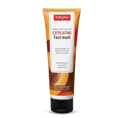 Jabón facial exfoliante natural Sirona para hombre y mujer - 125 ml Foto 1 de 4