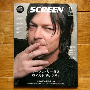 SCREEN Nov 2024 cover- Norman Reedus Japanese Movie Culture magazine Japan - Picture 1 of 10