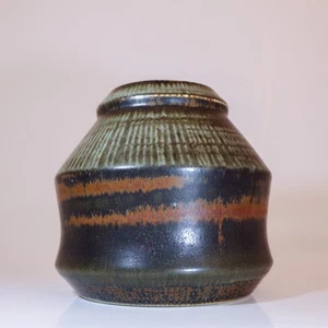 Brown Ceramic Vase - Carl-Harry Stålhane - Rörstrand - Mid 20th Century - Picture 1 of 7