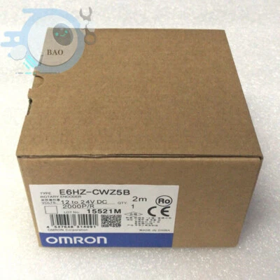 1PCS New In Box Omron Rotary encoder E6HZ-CWZ5B(2000P) E6HZ-CWZ5B - Image 1 of 4