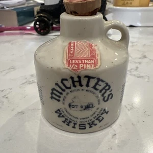 Michter’s Whiskey Jug Empty 1/2 Pint Bicentennial Commemorative Jug Series 1976 - Picture 1 of 10