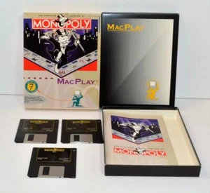 1994 Monopoly Computer Game Macintosh MacPlay OS X 6.0.7 complete w box manual - Picture 1 of 1