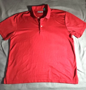 Cubavera Hemd Herren XXL Rot Freizeit Kurzarm Kragen Viertelknopf - Bild 1 von 16