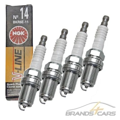 4x NGK ZÜNDKERZE ZÜNDKERZEN FÜR HONDA JAZZ 2 GD BJ 02-08 - Bild 1 von 4