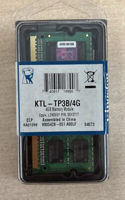 Kingston Lenovo KTL-TP3B/4G 4GB DDR3 1333Mhz Memory RAM SODIMM 204pin *NEW* - Image 1 of 2