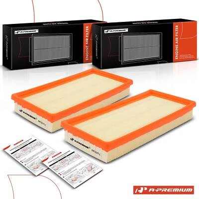 A-Premium 2Pcs Engine Air Filter for Volkswagen Jetta Plymouth Voyager Mercury - Image 1 of 4