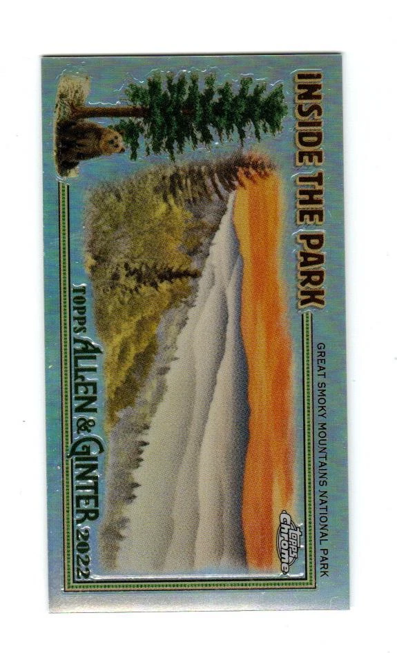 2022 Topps Allen and Ginter Chrome Mini Refractors #ITP8 Great Smoky Mountains - Image 1 of 2