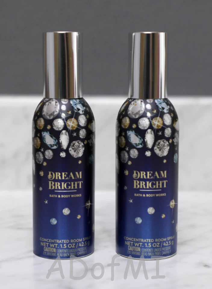 Bath & Body Works DREAM BRIGHT Room Spray Set of 2