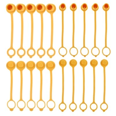 5 piezas 3/8” Gas Desconexión Rápida Goma Tapa Antipolvo Enchufe Cubierta para Adaptadores 16MM Foto 1 de 4