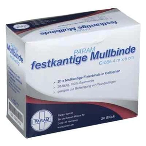 20 Stück festkantige Mullbinde Größe 4 m x 6 cm - Bild 1 von 1