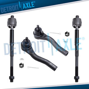 Front Inner and Outer Tie Rods for 2007 2008 2009 2010 2011 2012 Nissan Sentra