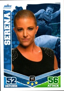 2010 Topps Slam Attax WWE Mayhem Wrestling Game Card TCG Serena Rookie RC - Picture 1 of 1