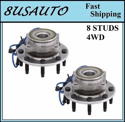 GMC Sierra 1500 HD 2005-2006 (4x4) conjunto de cojinete de cubo de rueda delantera (4x4) par Foto 1 de 3