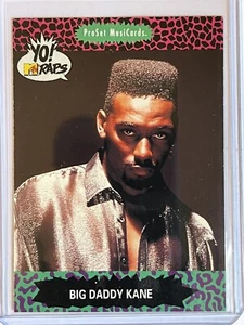 1991 Yo! MTV Raps BIG DADDY KANE Nuova di zecca carta da collezione #5 - Foto 1 di 2