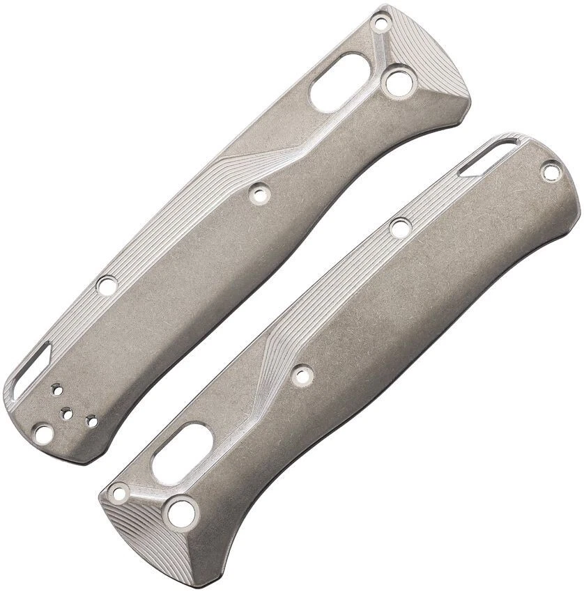 Flytanium Titanium Stonewash Crossfade Handle Scales For Bugout Knife - FLY-795