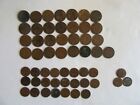 Job Lot King George V. Penny, Halfpenny, 1/2D - Copper Coins