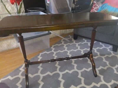  1891 JL Hudson Co. Sofá Mesa Antiguo Raro Detroit MI Hermosa Gema Puerta Antigua Foto 1 de 4