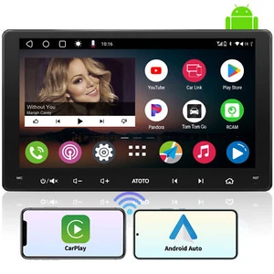 ATOTO A6 9" 2DIN Car Stereo Head Unit Android Auto/Carplay TouchScreen USB FM/BT - Picture 1 of 20