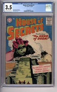 House of Secrets #1 1956 DC CGC 3,5 páginas OW-W - Imagen 1 de 2