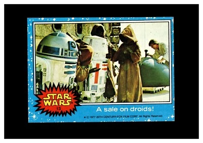 1977 Topps Star Wars #13 A sale on droids! - Image 1 of 2