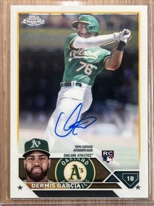 Dermis Garcia - 2023 Topps Chrom Autogramm #RA-DGA - Bild 1 von 2