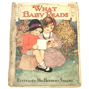 What Baby Reads Mrs. Herbert Strang & Millicent Sowerby 1920 Children's ABC Book - Bild 1 von 20