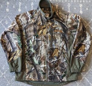 Mens Scent Lok Full Season Fleece Camo Jacket Hunting Size Large