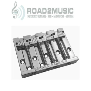 Leo Quan Badass II 4 cuerdas Bass Bridge puente cromado BB-3342-010 Precision Jazz - Imagen 1 de 3