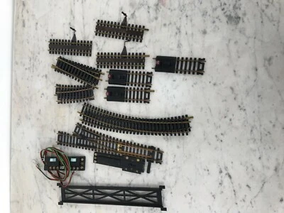 Lotto Material Rotatable Tracks Fleischmann Ho 70s 16 Pieces Little Train - Image 1 of 4