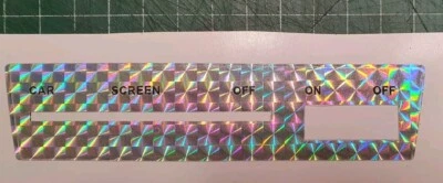 Classic Mini Carbon Heater Slide Vinyl Sticker - MK3 Mini Moke Cooper  1275GT  - Image 1 of 3