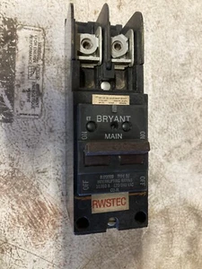 Bryant BJ2200 200 Amp 2 Polos Disyuntor Cortador-Martillo Tipo BJ 240VAC *NUEVO - Imagen 1 de 12