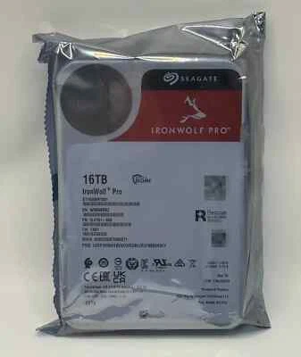 NEW ST16000NT001 Seagate IronWolf Pro 16TB 7200rpm 3.5" SATA-III NAS Hard Drive - Image 1 of 2
