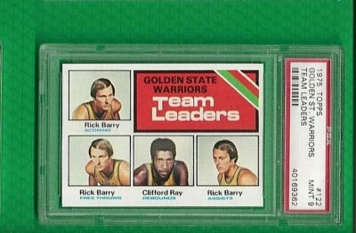 1975 Topps BB Golden State Warriors Rick Barry #122 ⭐️💥🎯 PSA Graded 9  - Image 1 of 2
