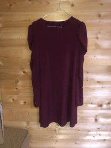 Cocktailkleid Damen Gr. L dunkelrot Elegant Party Outfit Modern Jung Fesch Styl - Bild 1 von 6