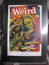Weird Horrors # 7  50's REPRINT & matted cover print set from P S Artbooks