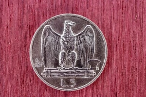 1927 Italy silver 5 lira KM#67.2 **BU GEM+++** #1BX - Picture 1 of 2