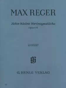 Reger 10 Little Pieces Op. 44 Sheet Music Piano Solo Book NEW 051480486 - Picture 1 of 1
