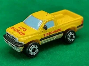 Micro Machines Micro World 1999 #33 BEACH PARTY Yellow Dodge Ram - Picture 1 of 12
