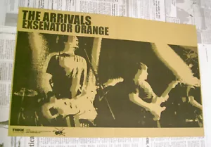 ARRIVALS Exsenator Orange 2003 rare promo POSTER • indie 11 x 17 inches - Picture 1 of 1