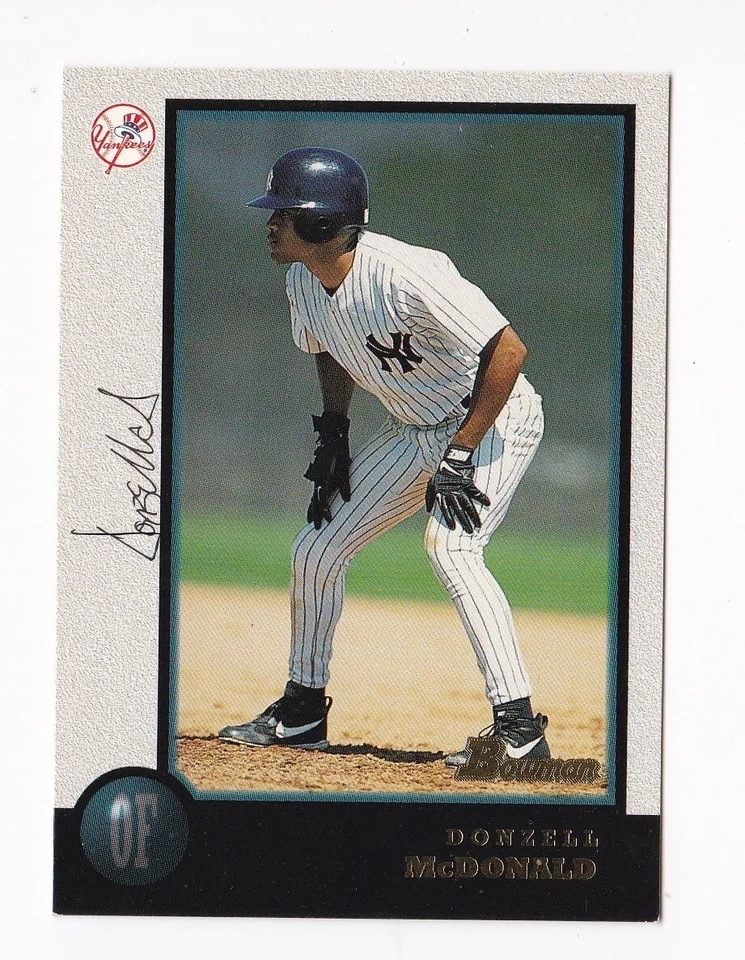1998 Bowman Baseball Donzell McDonald Yankees #350 - Image 1 of 1