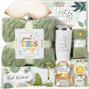 Self Care Gifts for Women Get Well Soon Gifts Basket, Birthday Gifts for Women C - Picture 1 of 8