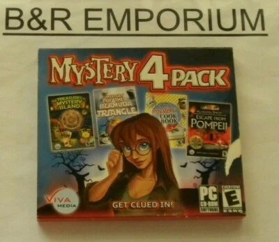 Mystery 4 Pack 2-CD-ROM Lot - Mystery 4-Pack (2009) + Mystery 4-Pack Volume 2 - Image 1 of 4