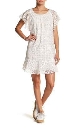 PAUL & JOE SISTER белый горошек выгорания чистый галатин трапеция платье 36 S = 4 - Изображение 1 из 4