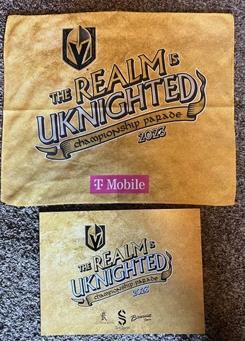 VEGAS GOLDEN KNIGHTS 2023 Stanley Cup Championship Parade Towel & Poster Combo! Cover