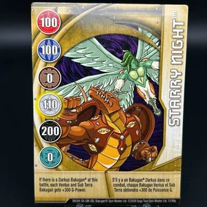 Bakugan STARRY NIGHT Metal Gate Card GOLD 2009 BA594-GA-SM-GBL 12/48q IMPRINTED - Picture 1 of 8